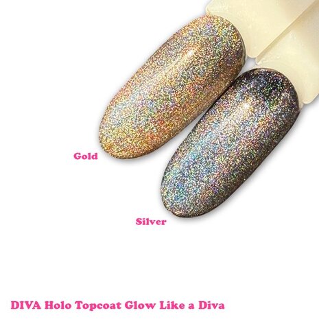 DIVA Holo Topcoat Glow Like a Diva -&nbsp;Hema&TPO-free