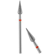 Diamanten spijkerboor puntig perenrood EXPERT-kop, diameter 4 mm / werkend onderdeel 12 mm