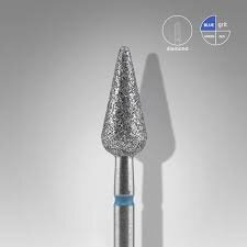 Diamanten spijkerboor puntig peren blauw EXPERT-kop, diameter 5 mm / werkend onderdeel 12 mm