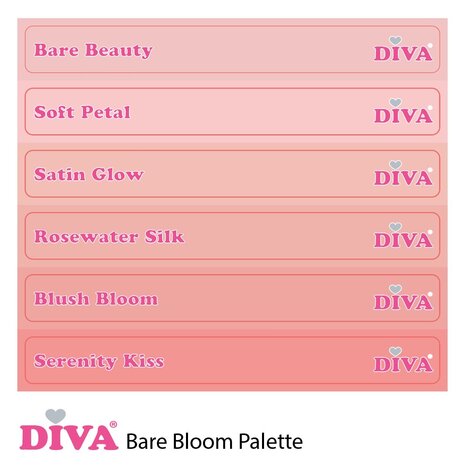 Diva Bare Bloom Palette Collection