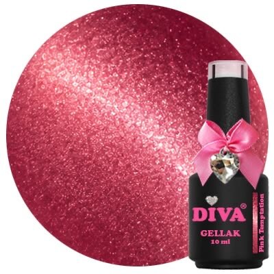 DIVA Gellak Cat Eye Rouge Obsession Collection 6x 10 ml met gratis Bear magneet & Colorpop Stickers #