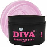 DIVA Builder Gel LOW HEAT 3-in-1 PINK 50ml DIVA Builder Gel LOW HEAT 3-in-1 PINK 50ml